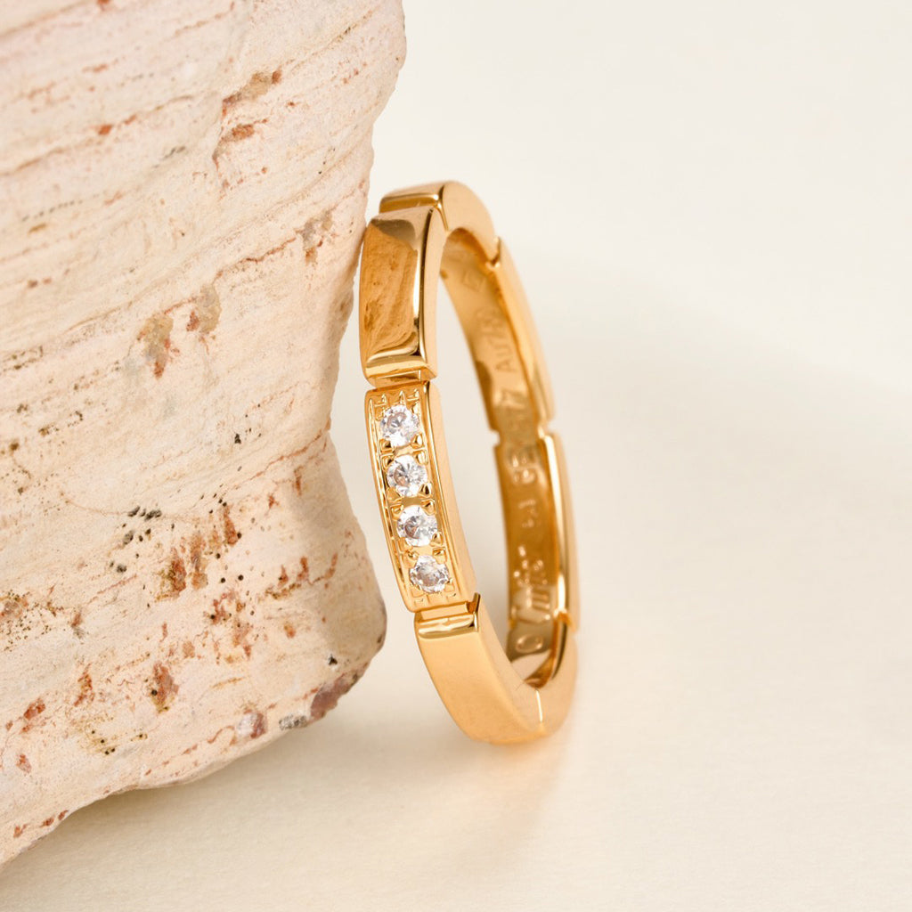 [Gaonasi Jewelry]MAILLON PANTHERE 4 DIAMOND RING