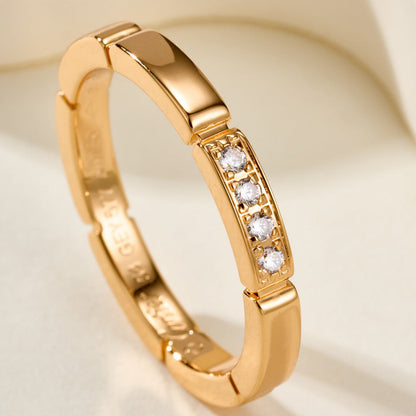 [Gaonasi Jewelry]MAILLON PANTHERE 4 DIAMOND RING