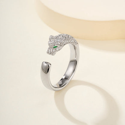 [Gaonasi Jewelry]PANTHERE HALF DIAMOND SMALL RING