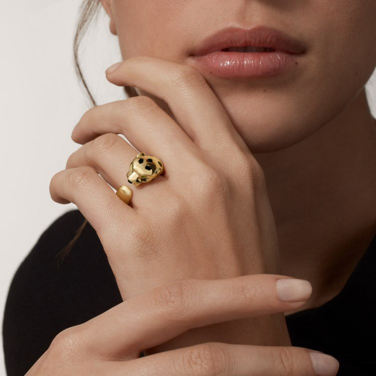 [Gaonasi Jewelry]PANTHERE SPOTTED MEDIUM RING