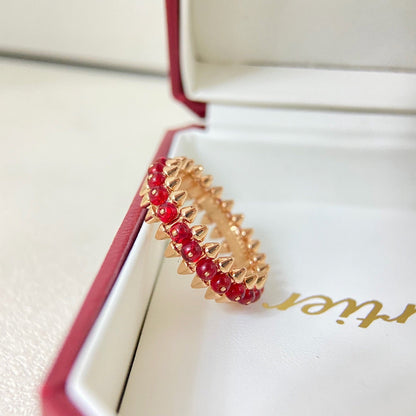 [Gaonasi Jewelry]CLASH 7.9MM AGATE CHALCEDONY RING