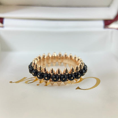 [Gaonasi Jewelry]CLASH 7.9MM AGATE CHALCEDONY RING