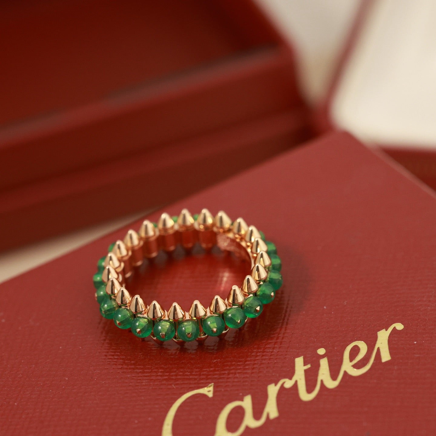 [Gaonasi Jewelry]CLASH 7.9MM AGATE CHALCEDONY RING