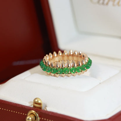[Gaonasi Jewelry]CLASH 7.9MM AGATE CHALCEDONY RING