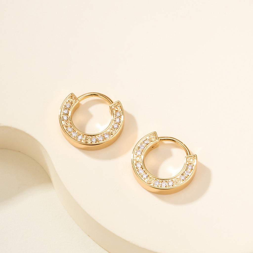[Gaonasi Jewelry]LOVE DIAMOND EARRINGS