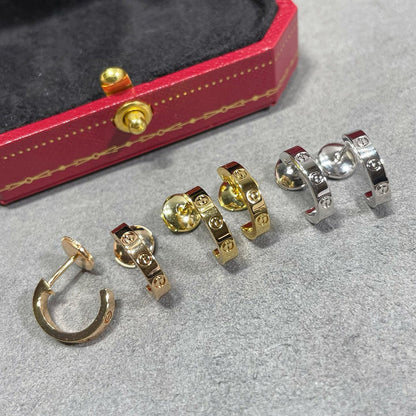 [Gaonasi Jewelry]LOVE EARRINGS 2.65 MM NO DIAMOND SMALL