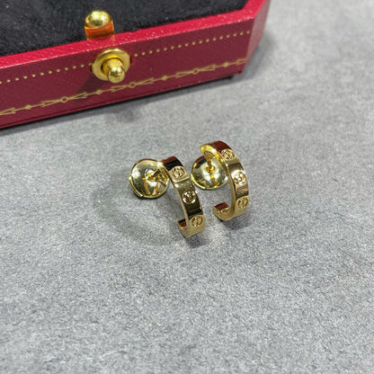 [Gaonasi Jewelry]LOVE EARRINGS 2.65 MM NO DIAMOND SMALL