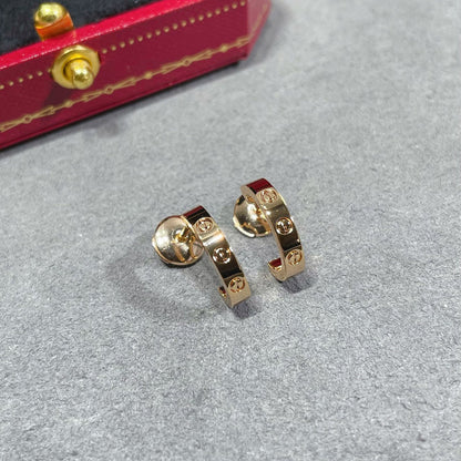 [Gaonasi Jewelry]LOVE EARRINGS 2.65 MM NO DIAMOND SMALL