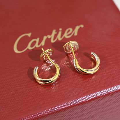 [Gaonasi Jewelry]TRINITY ON DIAMOND MINI EARRINGS
