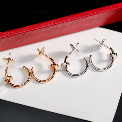 [Gaonasi Jewelry]JUSTE NO DIAMOND SMALL EARRINGS