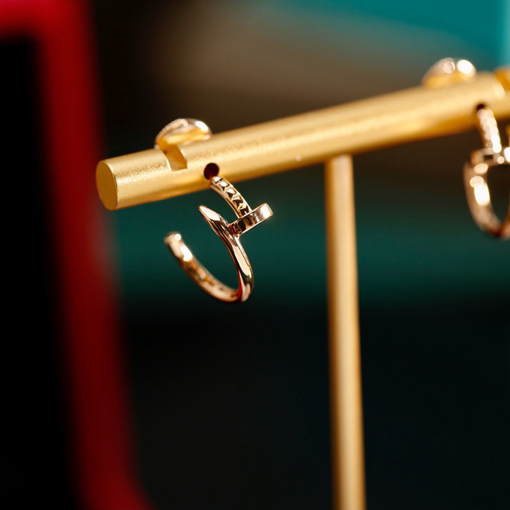 [Gaonasi Jewelry]JUSTE NO DIAMOND SMALL EARRINGS