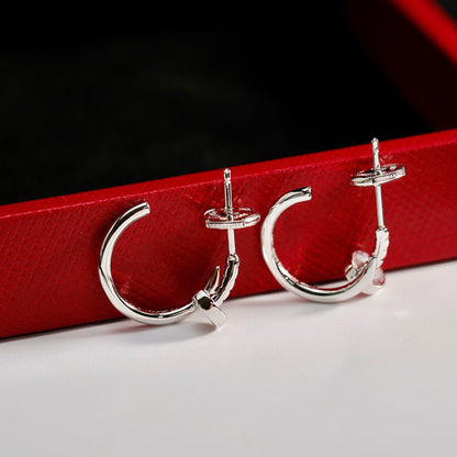 [Gaonasi Jewelry]JUSTE NO DIAMOND SMALL EARRINGS