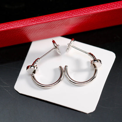 [Gaonasi Jewelry]JUSTE NO DIAMOND SMALL EARRINGS