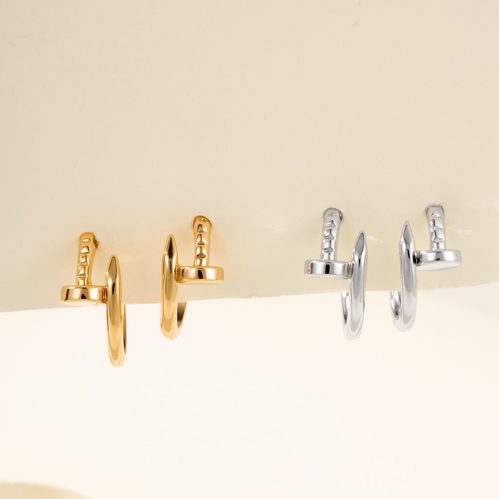 [Gaonasi Jewelry]JUSTE NO DIAMOND MINI EARRINGS