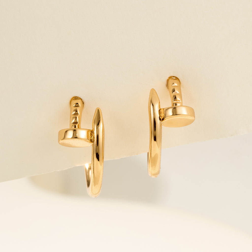 [Gaonasi Jewelry]JUSTE NO DIAMOND MINI EARRINGS