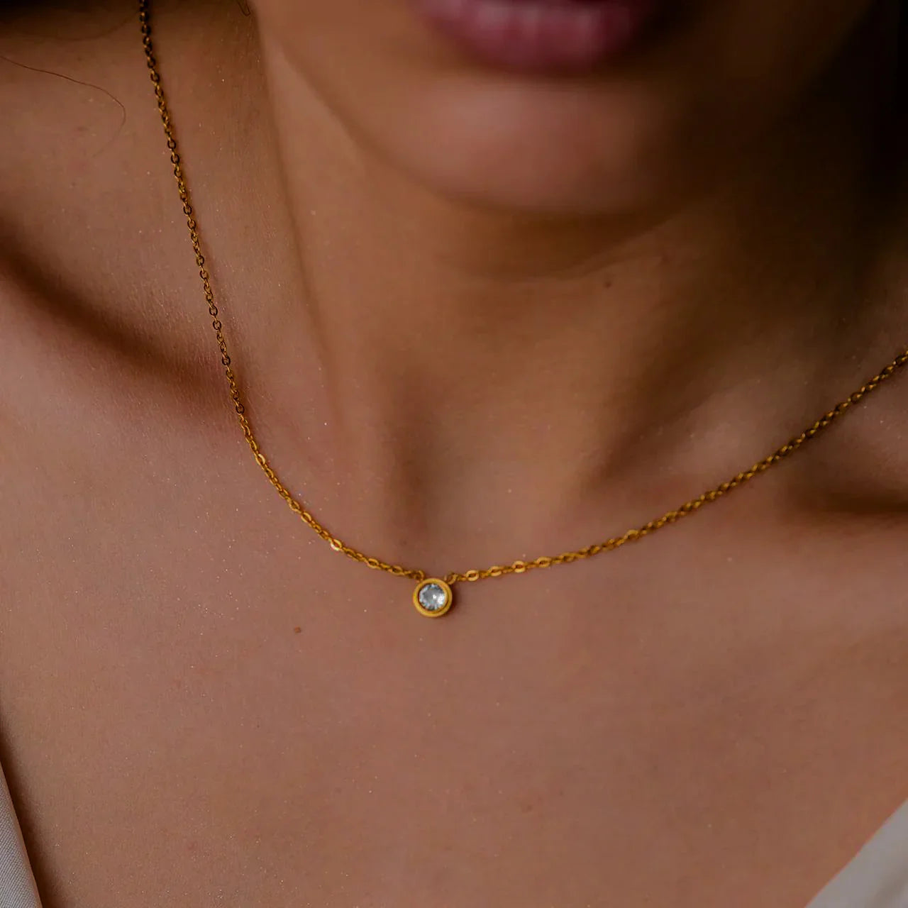 [Gaonasi]Kira Gold Necklace