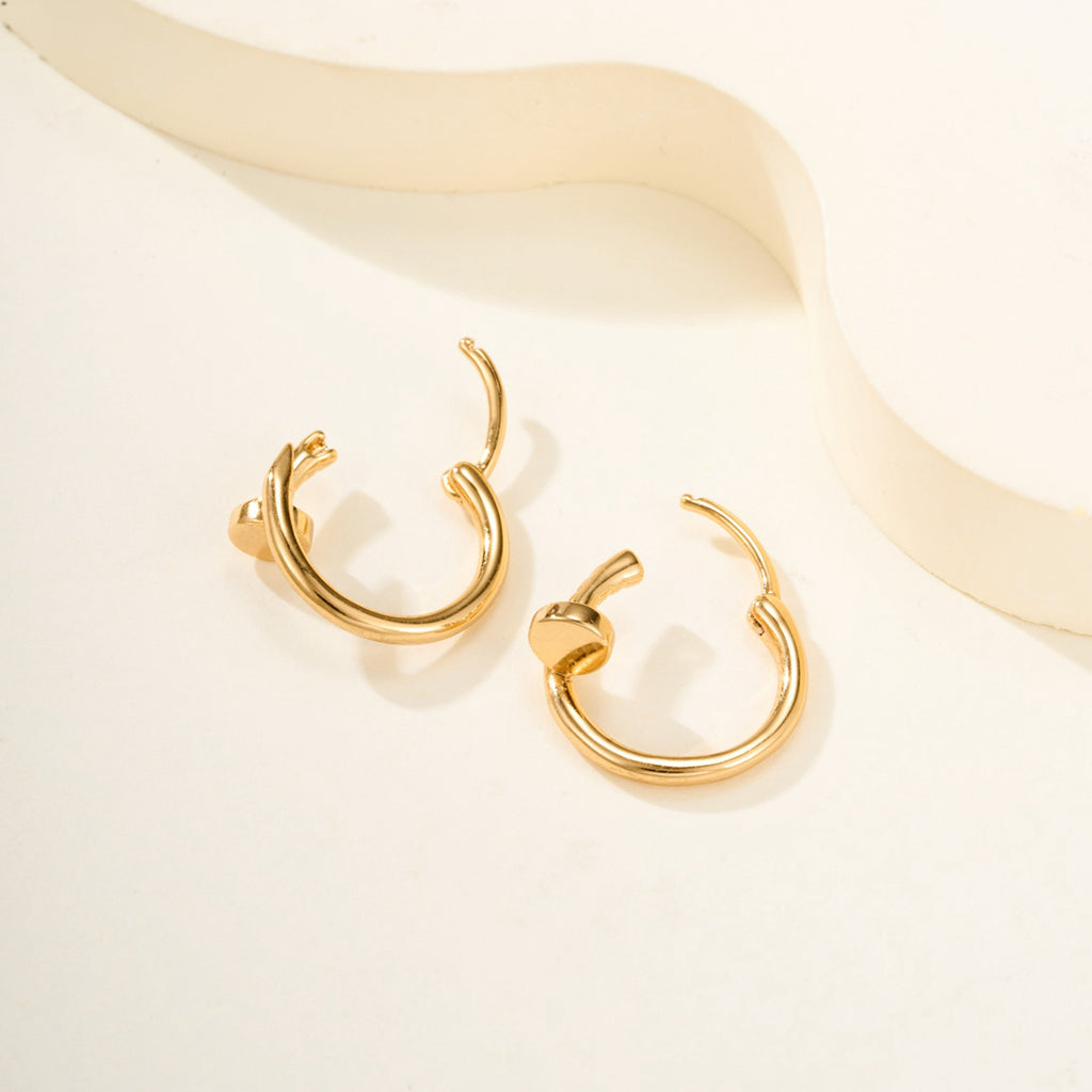 [Gaonasi Jewelry]JUSTE NO DIAMOND MINI EARRINGS