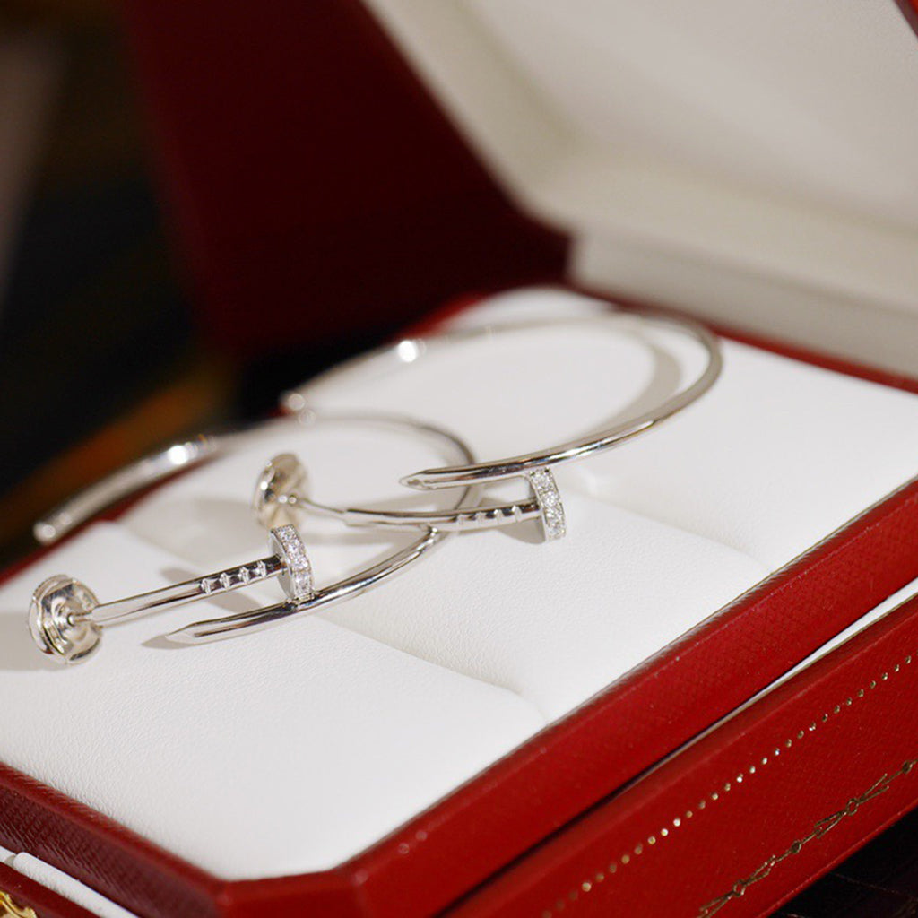 [Gaonasi Jewelry]JUSTE HALF DIAMOND LARGE EARRINGS
