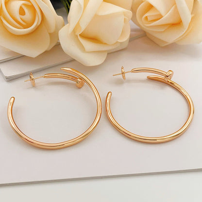 [Gaonasi Jewelry]JUSTE NO DIAMOND LARGE EARRINGS