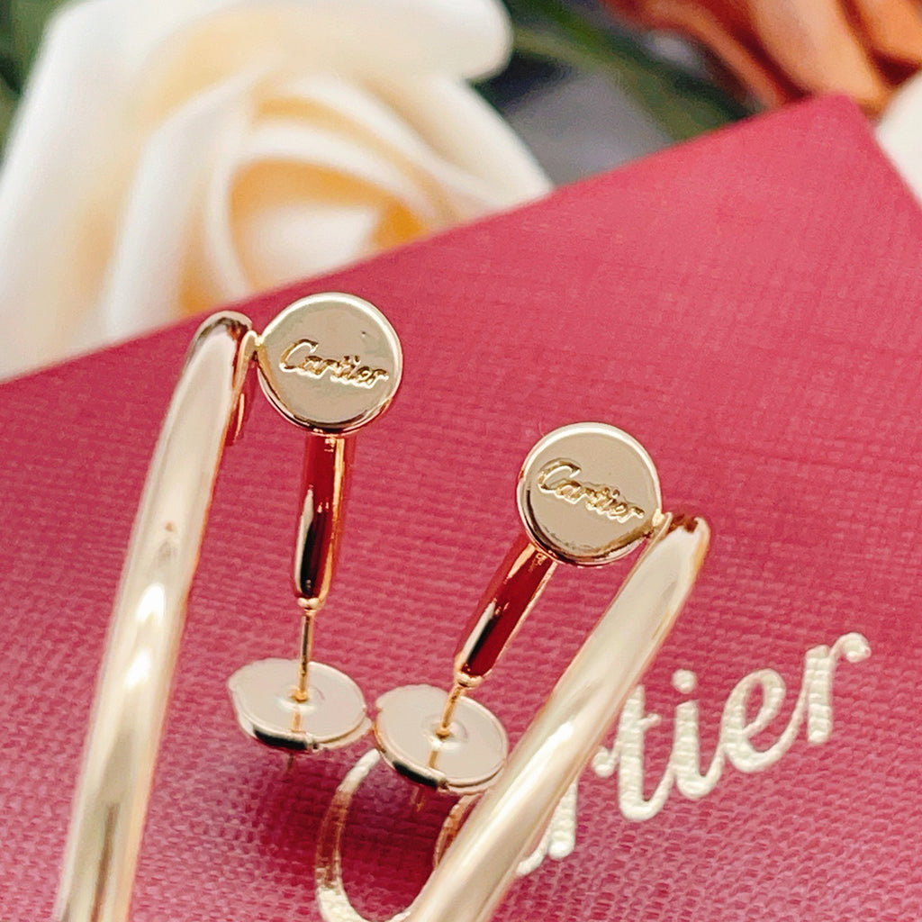 [Gaonasi Jewelry]JUSTE NO DIAMOND LARGE EARRINGS
