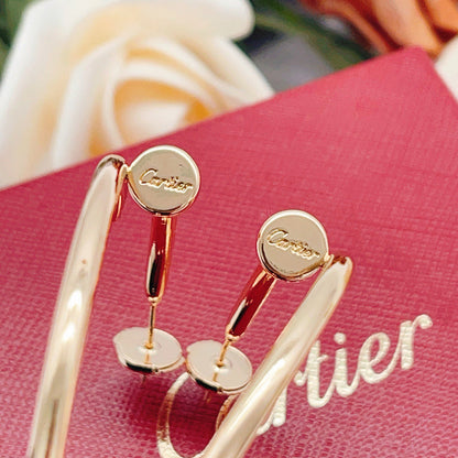 [Gaonasi Jewelry]JUSTE NO DIAMOND LARGE EARRINGS