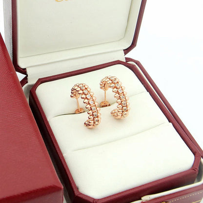 [Gaonasi Jewelry]CLASH FULL DIAMOND MEDIUM EARRINGS