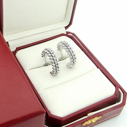 [Gaonasi Jewelry]CLASH FULL DIAMOND MEDIUM EARRINGS