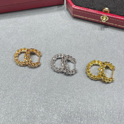 [Gaonasi Jewelry]CLASH MINI HOOP EARRINGS