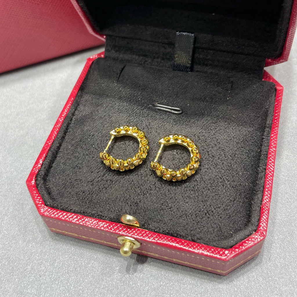 [Gaonasi Jewelry]CLASH MINI HOOP EARRINGS