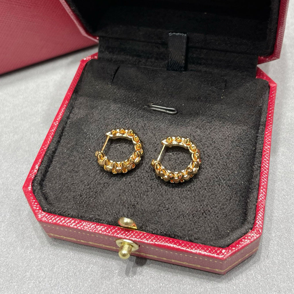 [Gaonasi Jewelry]CLASH MINI HOOP EARRINGS