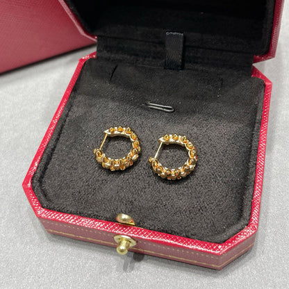 [Gaonasi Jewelry]CLASH MINI HOOP EARRINGS