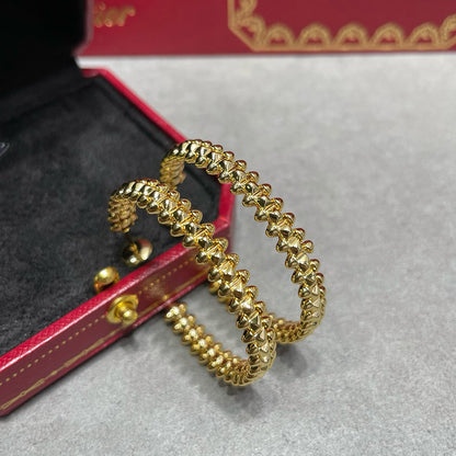 [Gaonasi Jewelry]CLASH HOOP LARGE EARRINGS