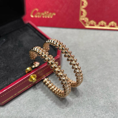 [Gaonasi Jewelry]CLASH HOOP LARGE EARRINGS