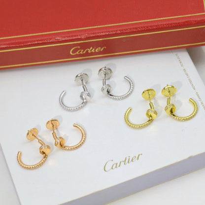 [Gaonasi Jewelry]JUSTE FULL DIAMOND DOUBLE EARRINGS