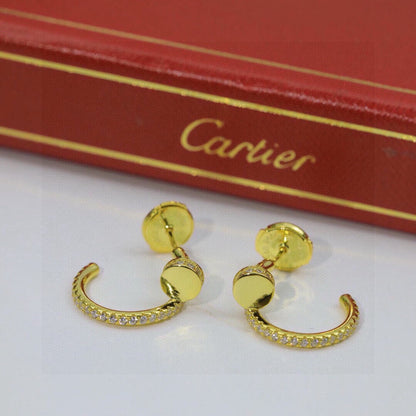 [Gaonasi Jewelry]JUSTE FULL DIAMOND DOUBLE EARRINGS