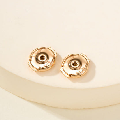 [Gaonasi Jewelry]JUSTE HALF DIAMOND DOUBLE EARRINGS