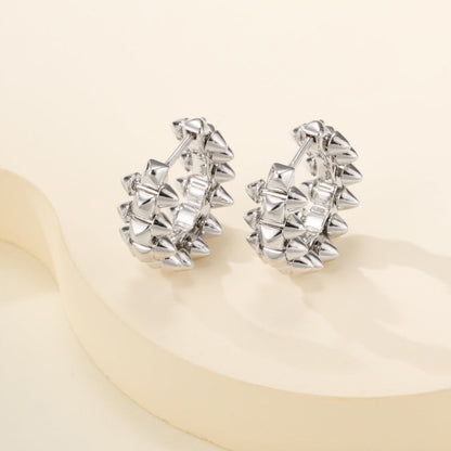 [Gaonasi Jewelry]CLASH MINI HOOP EARRINGS
