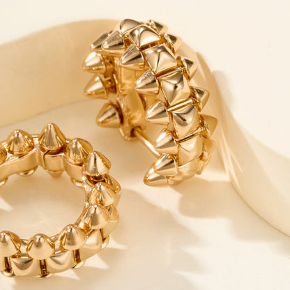 [Gaonasi Jewelry]CLASH MINI HOOP EARRINGS