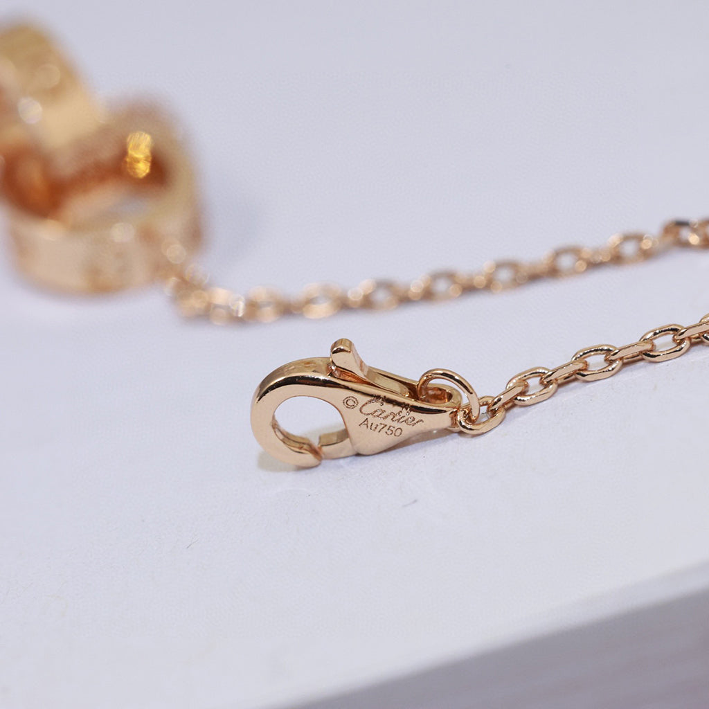[Gaonasi Jewelry]LOVE DOUBLE RING NECKLACE