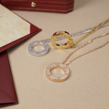 [Gaonasi Jewelry]LOVE NECKLACE 16MM