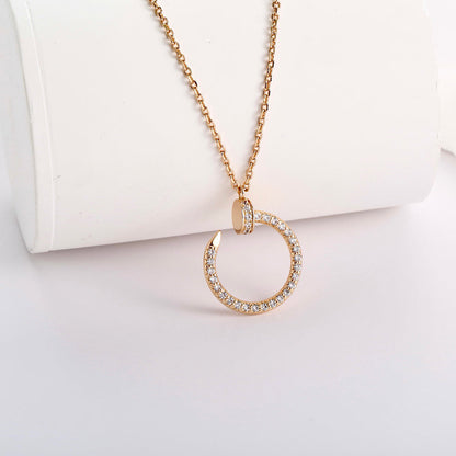 [Gaonasi Jewelry]JUSTE NECKLACE FULL DIAMOND