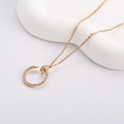 [Gaonasi Jewelry]JUSTE NECKLACE FULL DIAMOND