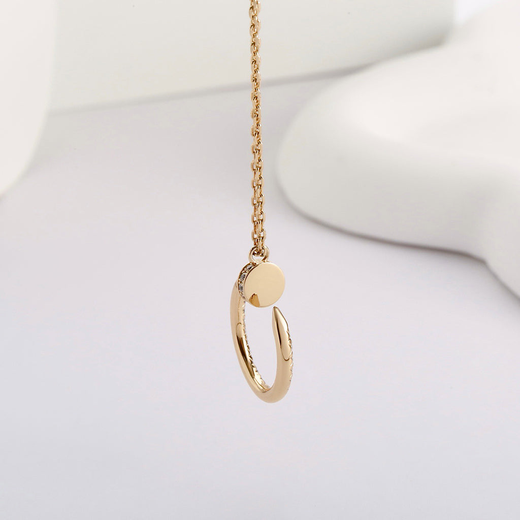 [Gaonasi Jewelry]JUSTE NECKLACE FULL DIAMOND