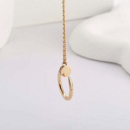 [Gaonasi Jewelry]JUSTE NECKLACE FULL DIAMOND