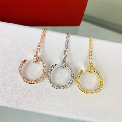 [Gaonasi Jewelry]JUSTE NECKLACE FULL DIAMOND