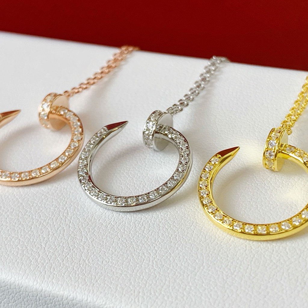 [Gaonasi Jewelry]JUSTE NECKLACE FULL DIAMOND