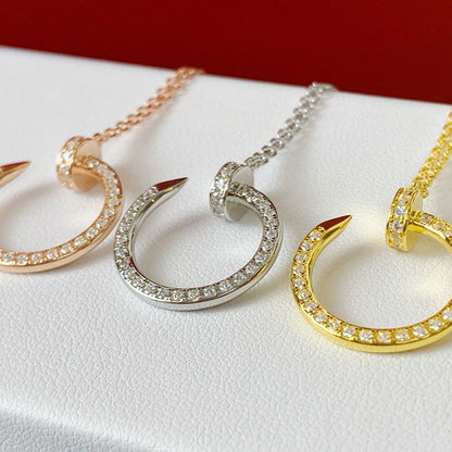 [Gaonasi Jewelry]JUSTE NECKLACE FULL DIAMOND