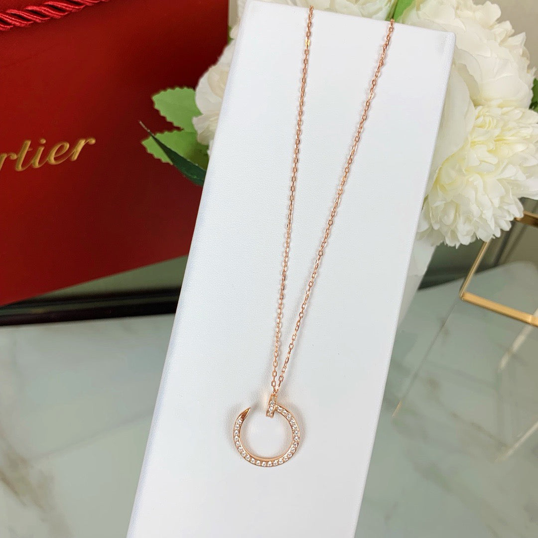 [Gaonasi Jewelry]JUSTE NECKLACE FULL DIAMOND