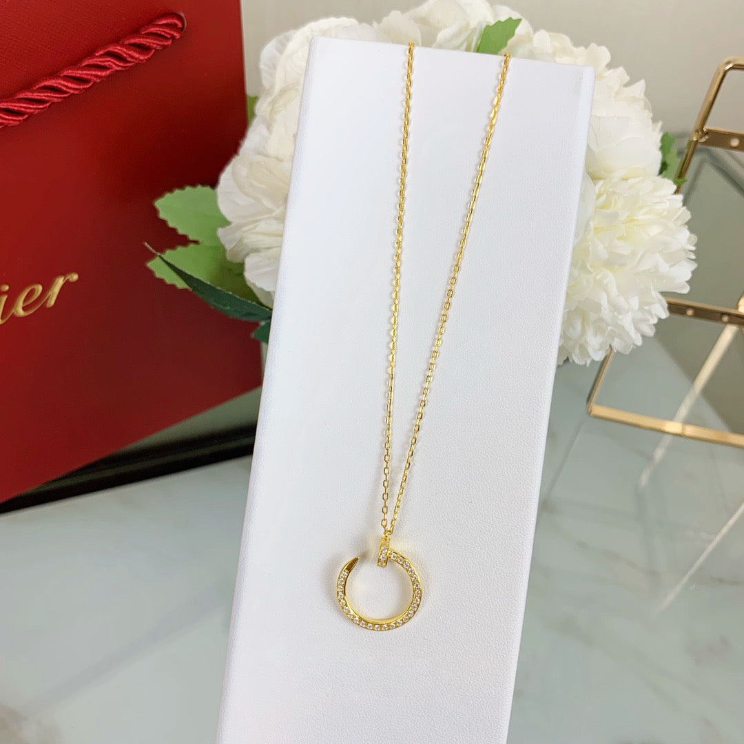 [Gaonasi Jewelry]JUSTE NECKLACE FULL DIAMOND