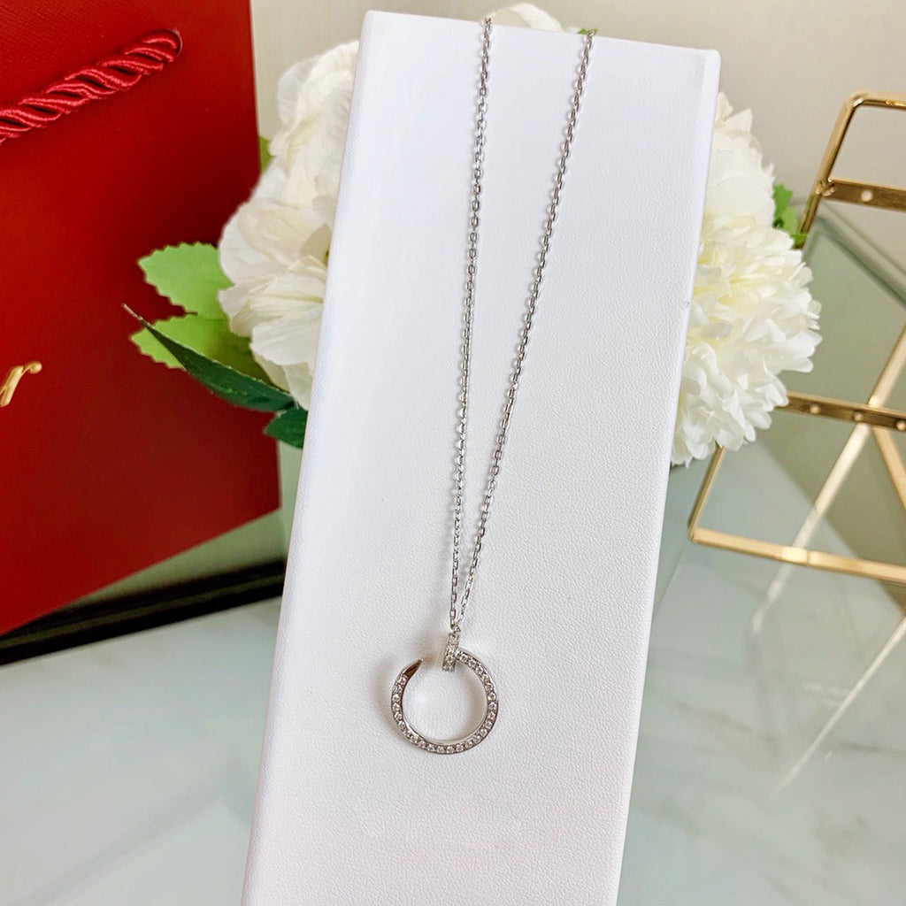 [Gaonasi Jewelry]JUSTE NECKLACE FULL DIAMOND